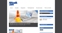 Desktop Screenshot of africazik.com