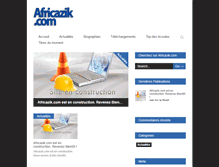 Tablet Screenshot of africazik.com